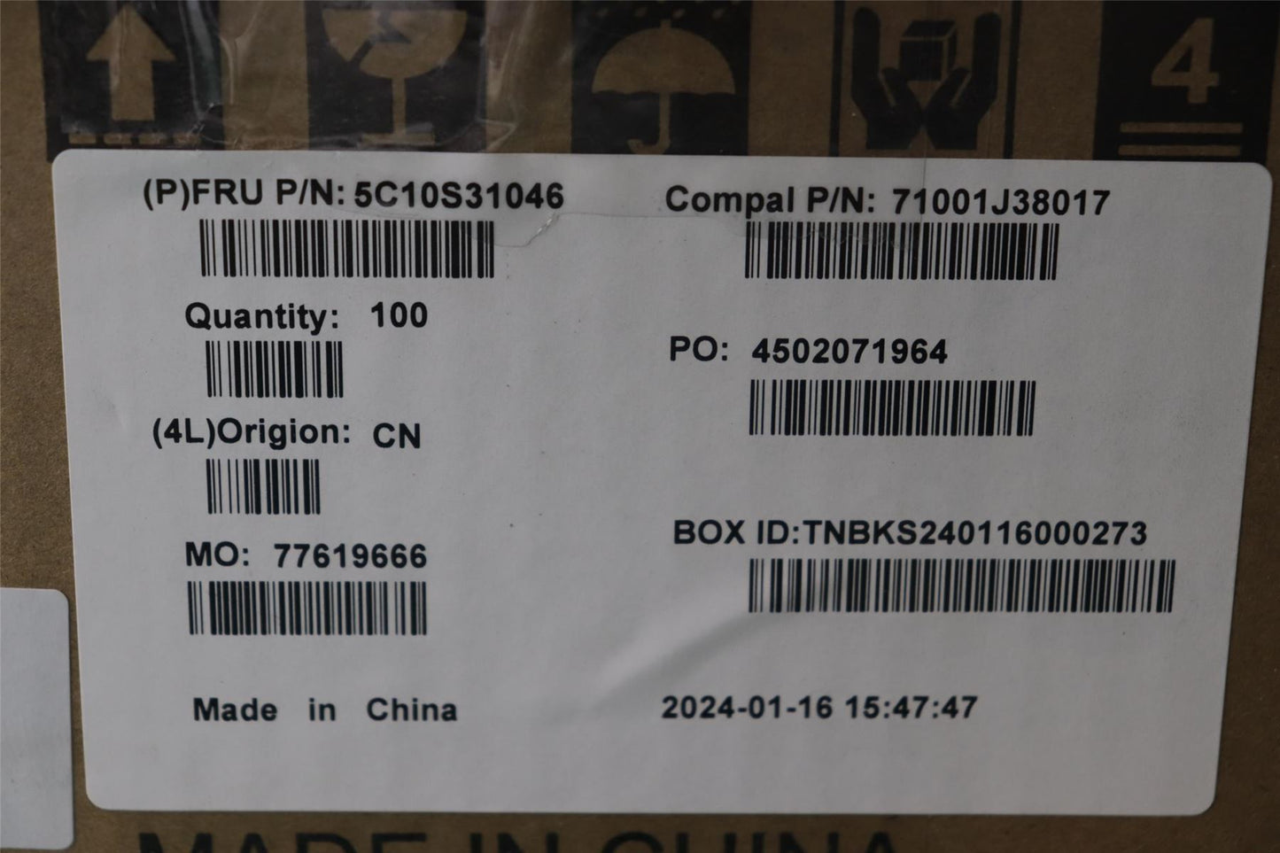 Lenovo Camera cable C 83G1 IR FPC 5C10S31046