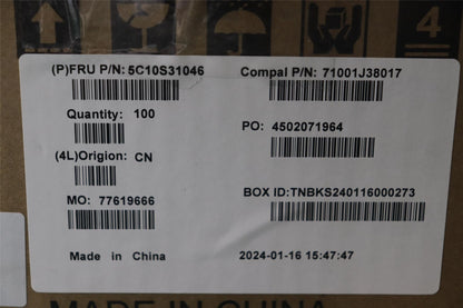 Lenovo Camera cable C 83G1 IR FPC 5C10S31046