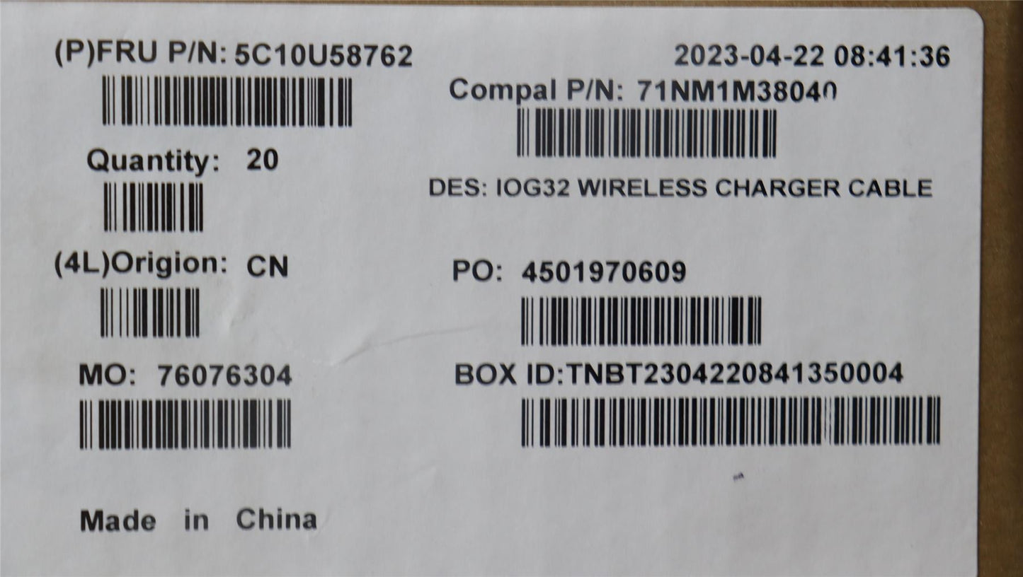 Lenovo Fru,H-CONN SET 7HQ M/B-WIRELE 5C10U58762