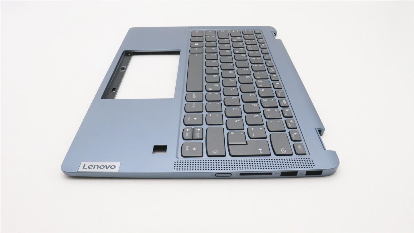 Lenovo IdeaPad 5 14ABR8 Keyboard Palmrest Top Cover German Silver 5CB1K20861