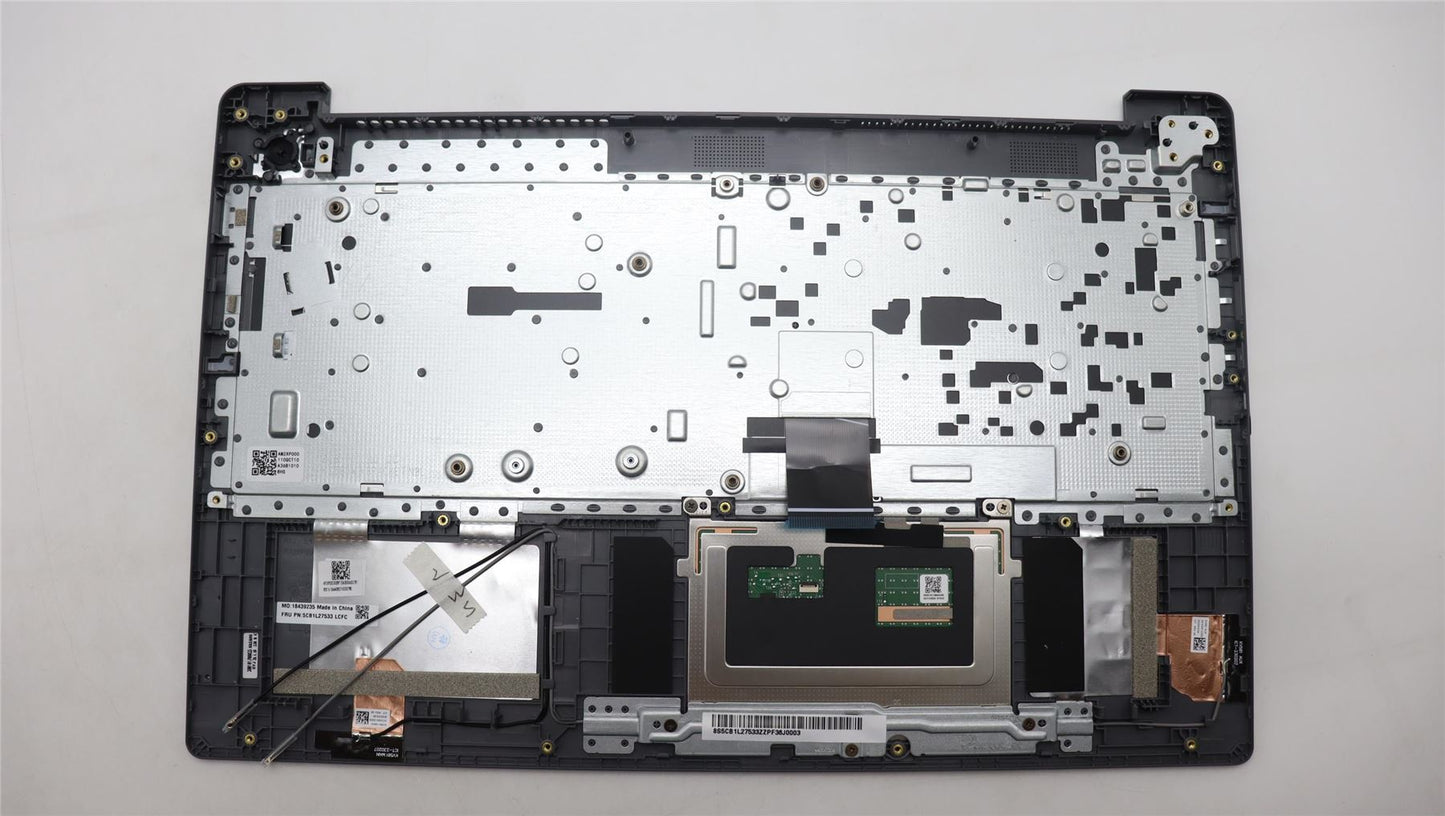 Lenovo IdeaPad 3 15AMN8 Palmrest Cover Touchpad Keyboard UK Grey 5CB1L27533