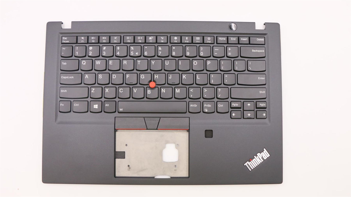 Lenovo ThinkPad T490s Keyboard Palmrest Top Cover US International Black 02HM282