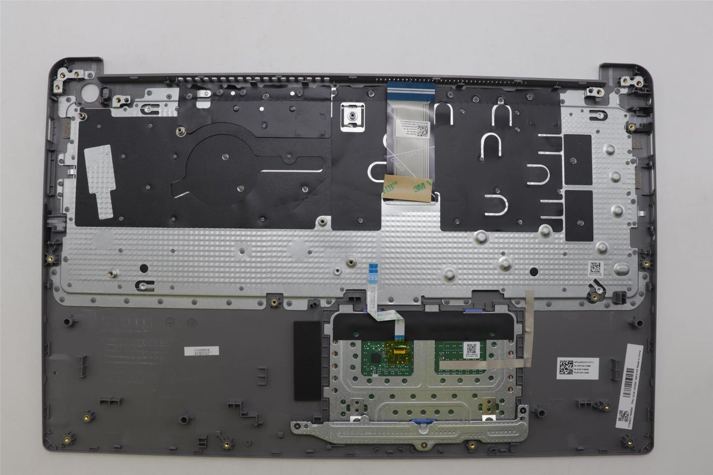Lenovo IdeaPad 1 15AMN7 Palmrest Cover Touchpad Keyboard Nordic Grey 5CB1J52084