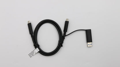Lenovo Dock Hybrid USB-C with USB-A Dock USB-C Cable With Dongle 03X7470