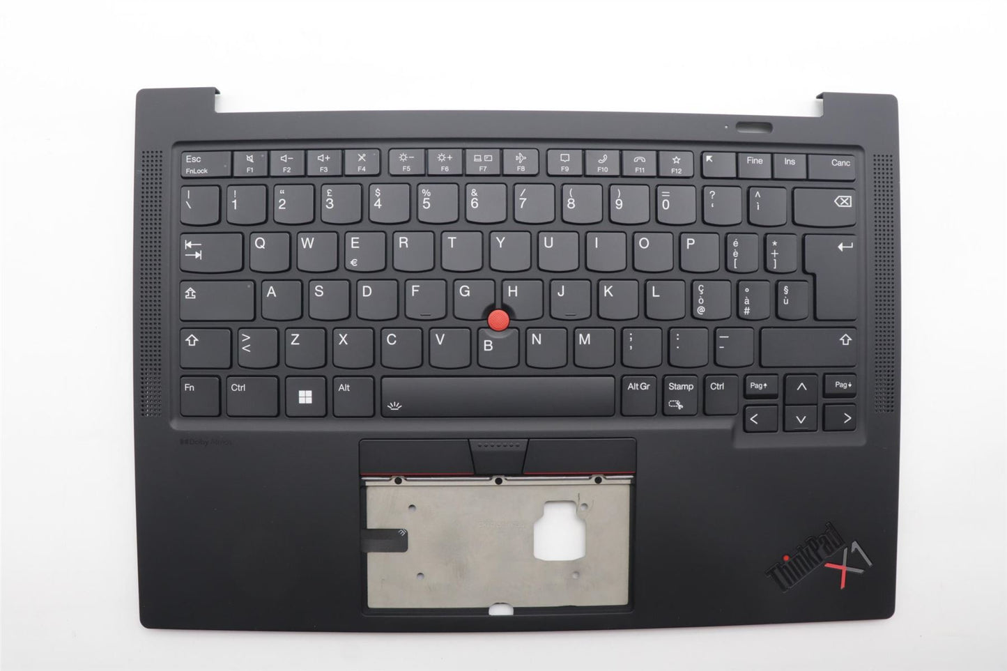 Lenovo ThinkPad X1 11th Gen Keyboard Palmrest Top Cover Italian Black 5M11H62653