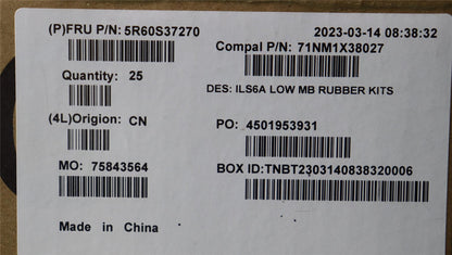 Lenovo RUBBER Low MB rubber C 82XG 10pcs 5R60S37270