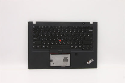 Lenovo ThinkPad T490s Keyboard Palmrest Top Cover Korean Black Backlit 02HM293
