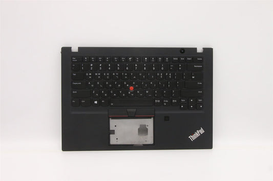 Lenovo ThinkPad T490s Keyboard Palmrest Top Cover Korean Black Backlit 02HM293