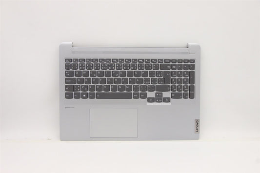 Lenovo Pro 5 Pro-16ACH6 Keyboard Palmrest Top Cover Czech Silver 5CB1C74905