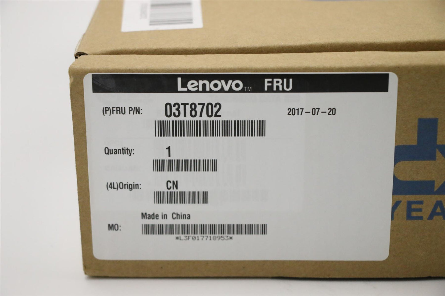 Lenovo TAPE_DRIVE FRU TD USB3.0 RDX 03T8702