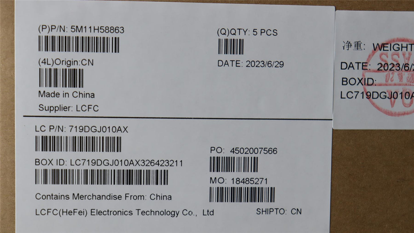 Lenovo MECH_ASM KBD CCvr NOR(PMX)FPR UK BK 5M11H58863