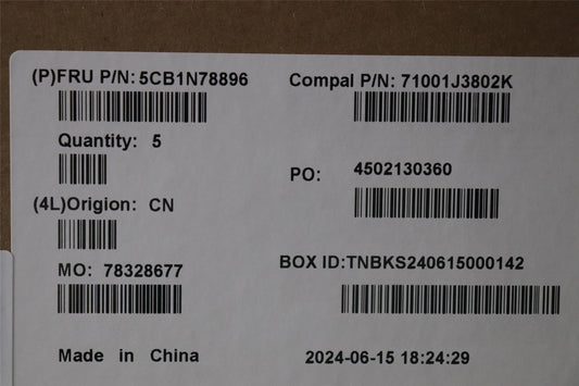 Lenovo UpperCase_ITA C 83G1 CG NFP BL 5CB1N78896