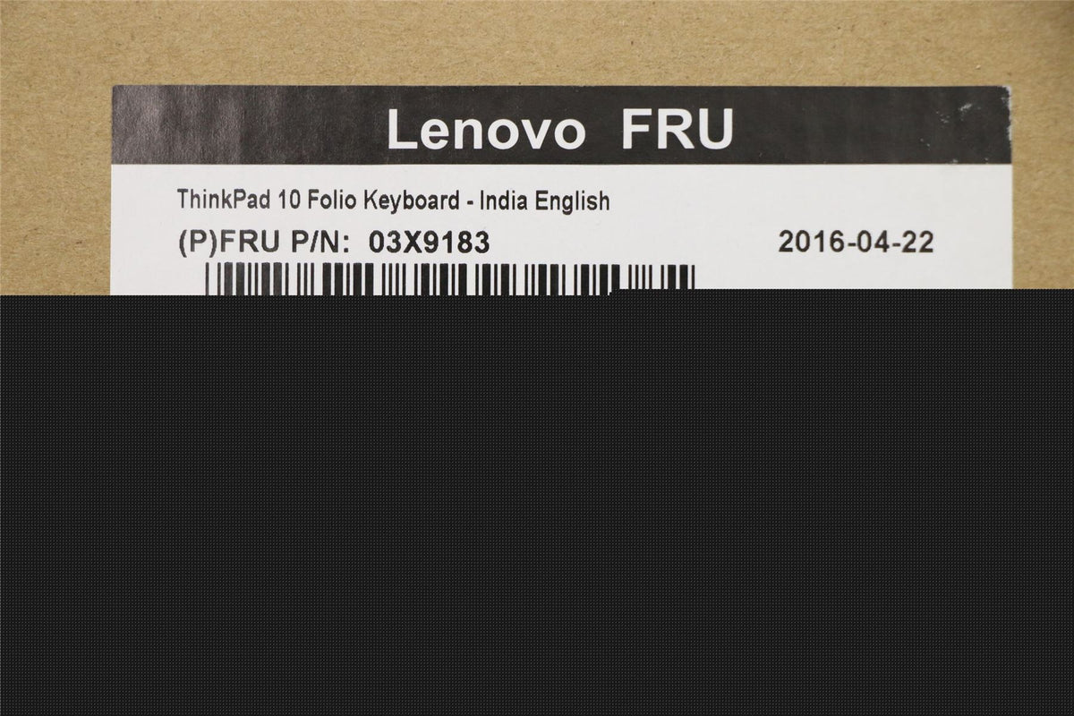 Lenovo TP 10 Folio KBD IND Indian English Keyboard 03X9183