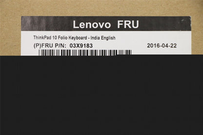 Lenovo TP 10 Folio KBD IND Indian English Keyboard 03X9183