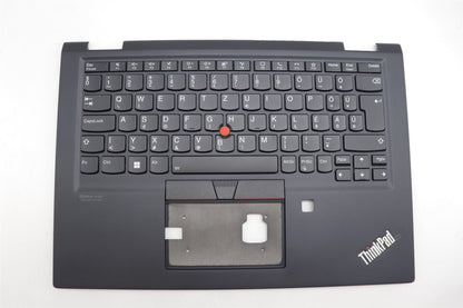 Lenovo Yoga X13 Gen 1 Keyboard Palmrest Top Cover Hungarian Black 5M10Y85860