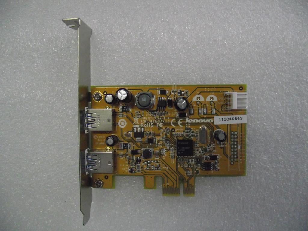 Lenovo USB3.0 Rear FH USB 3.0 PCIe PCI x1 Board 31046507