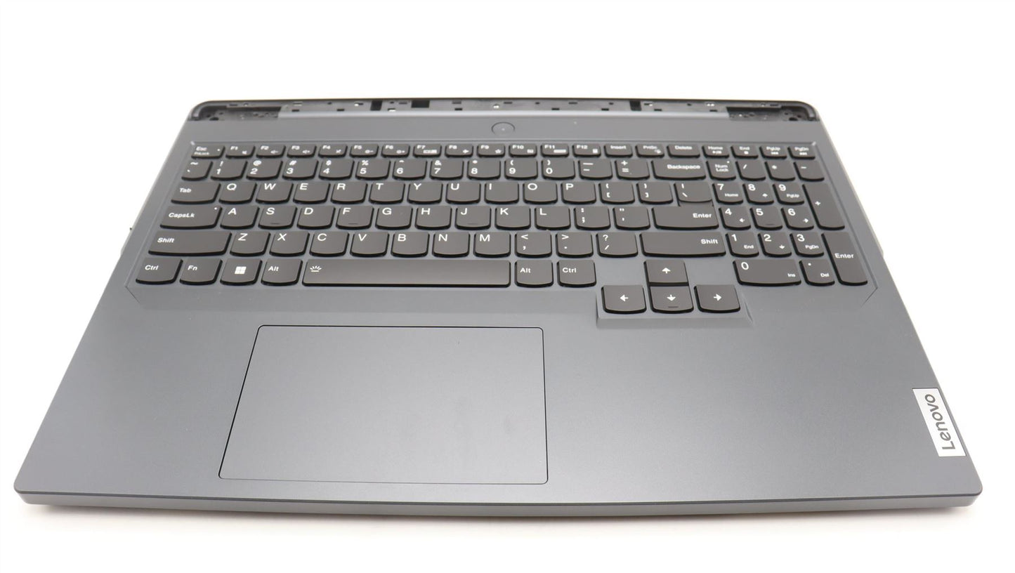 Lenovo Legion 5 16IRX8 Palmrest Cover Touchpad Keyboard US Grey 5CB1L30858
