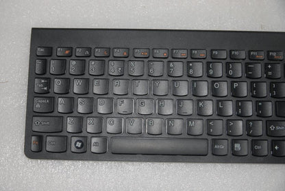 Lenovo Liteon SK-8861(US-IN) S-Silk KB-Black US English Indian Keyboard 90200662