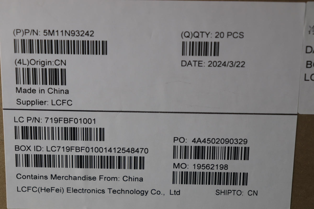 Lenovo MECH_ASM POWER_BTN W Black Fingerprint FPR Power Board 5M11N93242