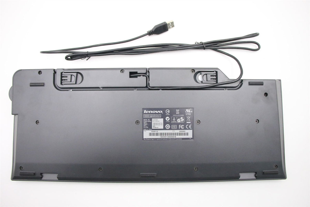 Lenovo USB SmartCard French Canadian- Keyboard 03X8112