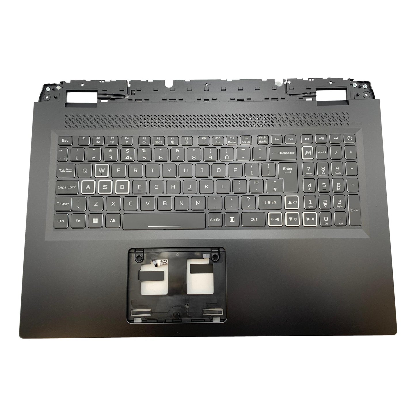 Acer Nitro AN517-42 AN517-55 Palmrest Cover Keyboard UK Black 6B.QFWN2.013