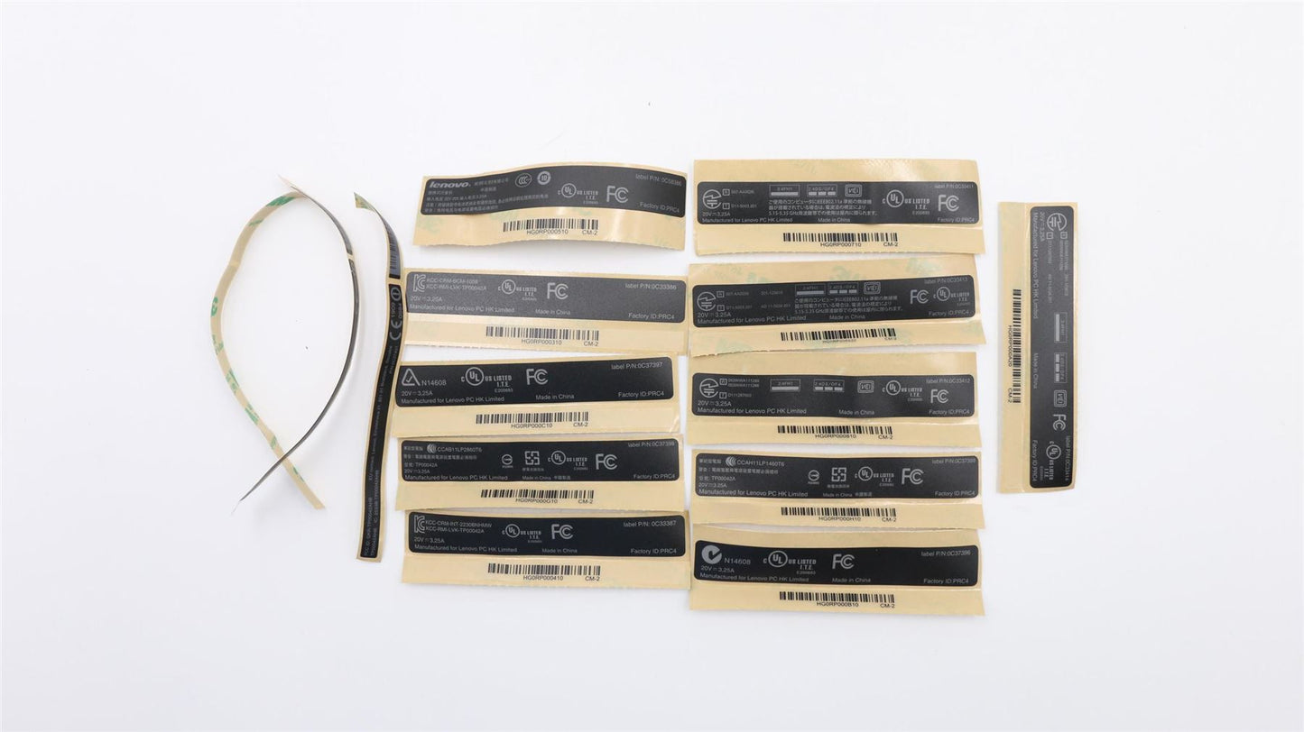 Lenovo Label FRU Label set 04Y1487