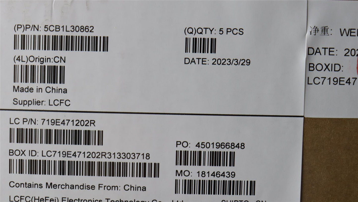 Lenovo Legion 5 16IRX8 Palmrest Cover Touchpad US Keyboard 5CB1L30862