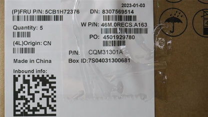 Lenovo Upper Case ASM_EURO ENG W82R9SB BL 5CB1H72376