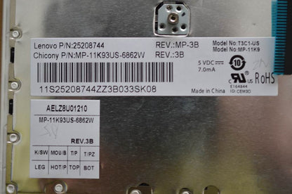 Lenovo CCYT3C1US84keyBlkKeGryslvFKBD（win8） Keyboard 25208744