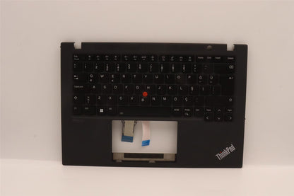 Lenovo ThinkPad T14s Gen 2 Keyboard Palmrest Top Cover Turkish Black 5M11A37463