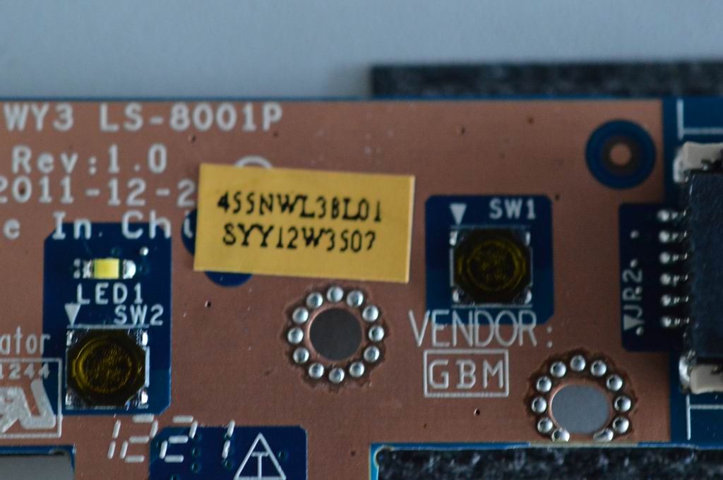 Lenovo QIWY3 Power Board 90200360
