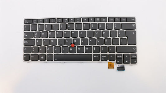 Lenovo THO2 CHY BL-KB SV LAS Latin American Spanish Keyboard 01ER872