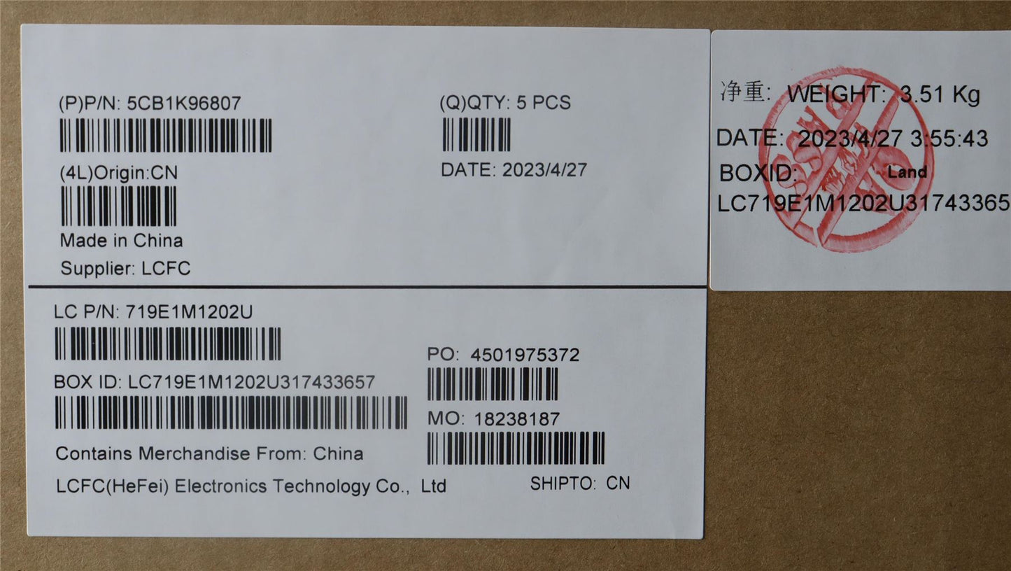 Lenovo Upper Case ASM_SPA L82XM AG BL 5CB1K96807