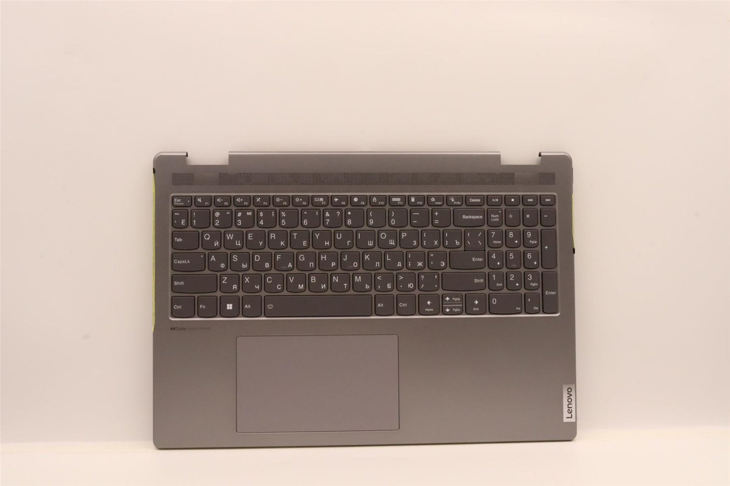 Lenovo Yoga 7 16IAH7 Palmrest Cover Touchpad Keyboard Russian 5CB1J03978