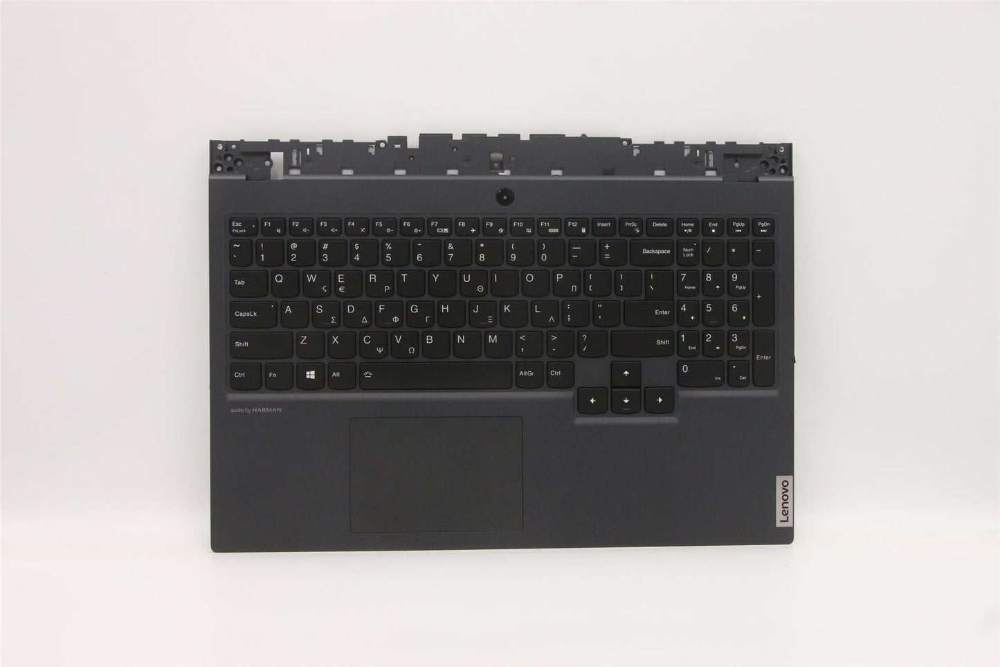 Lenovo Legion 5-15ARH05 Palmrest Touchpad Cover Keyboard German Grey 5CB0Z27708