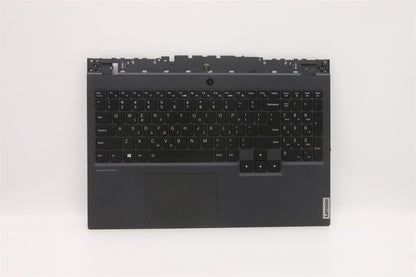 Lenovo Legion 5-15ARH05 Palmrest Touchpad Cover Keyboard German Grey 5CB0Z27708