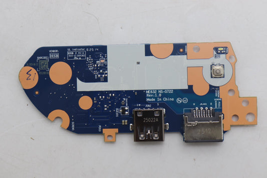 Lenovo CARDPOP PCBA IO/B NSG722 ME632 NFP I/O Board 5C51R91743