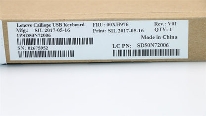 Lenovo IdeaCentre 510-15IKL 310S-08ASR 310S-08IAP USB Wired Keyboard 00XH976