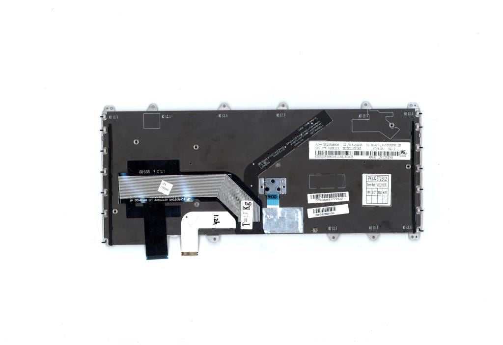 Lenovo Yoga X380 Keyboard Greek Silver Backlit 01HX113