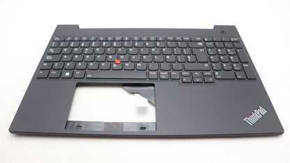 Lenovo ThinkPad E16 Gen 1 Palmrest Cover Keyboard Spanish Black 5M11H94867