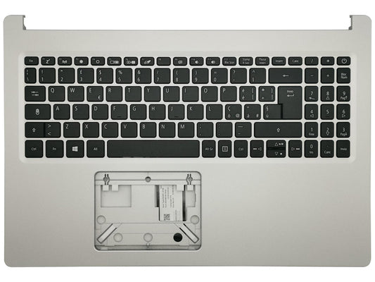 Acer Aspire A515-44 A515-45 Palmrest Cover Keyboard Italian Silver 6B.HW8N7.016