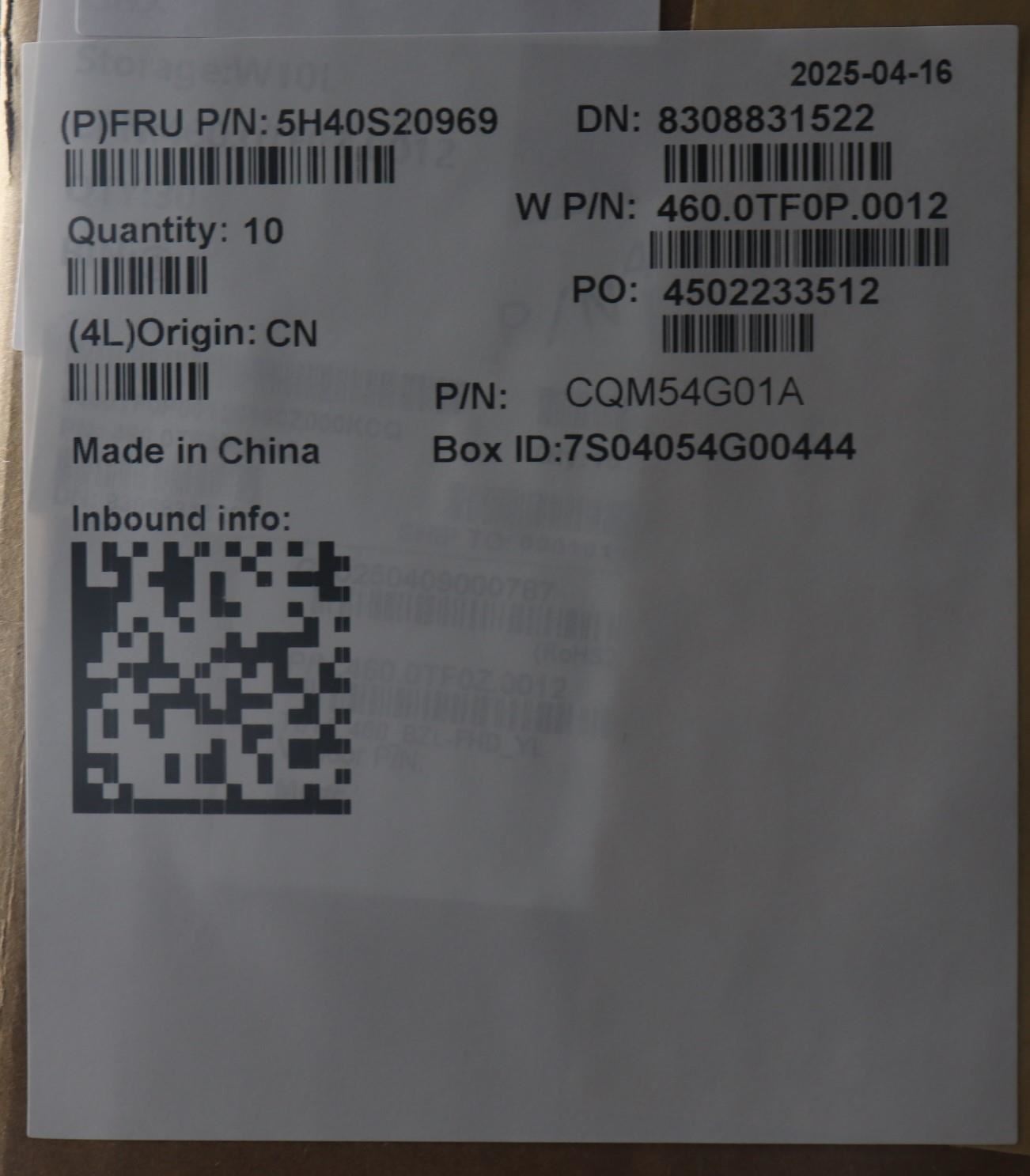 Lenovo Heatsink W 21KG KIPO 5H40S20969