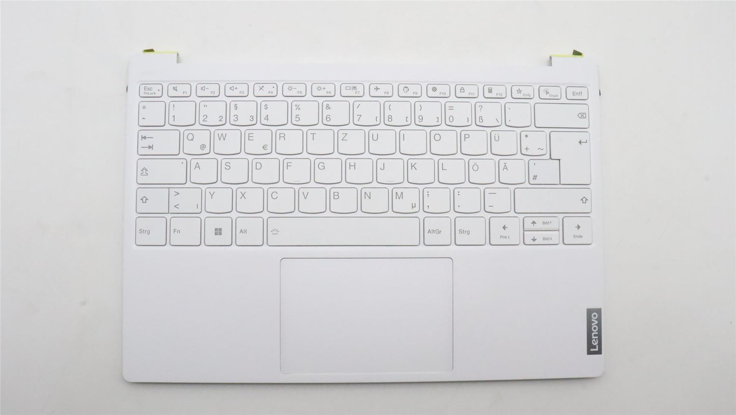 Lenovo Yoga 7 13IRP8 Palmrest Cover Touchpad Keyboard German White 5CB1K62532