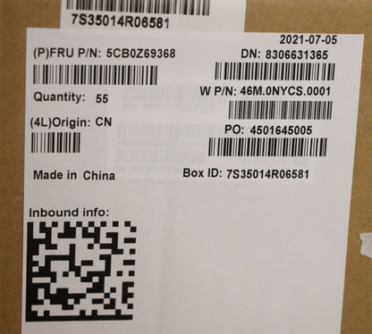 Lenovo FRU COVER Acover NOLTE (W/WLANAnt) 5CB0Z69368