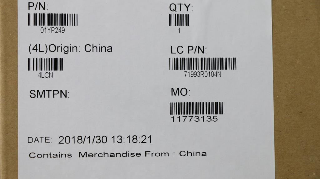Lenovo ThinkPad T480s L480 L380 L390 L490 E480 E485 T490 E490 Keyboard 01YP329
