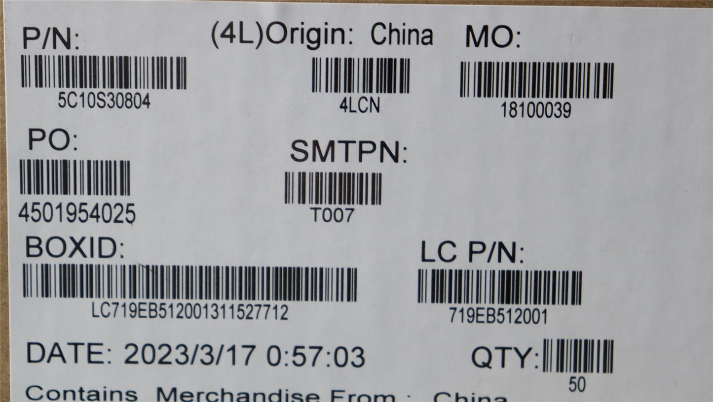 Lenovo Power board CABLE L83BY 5C10S30804