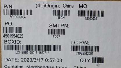 Lenovo Power board CABLE L83BY 5C10S30804