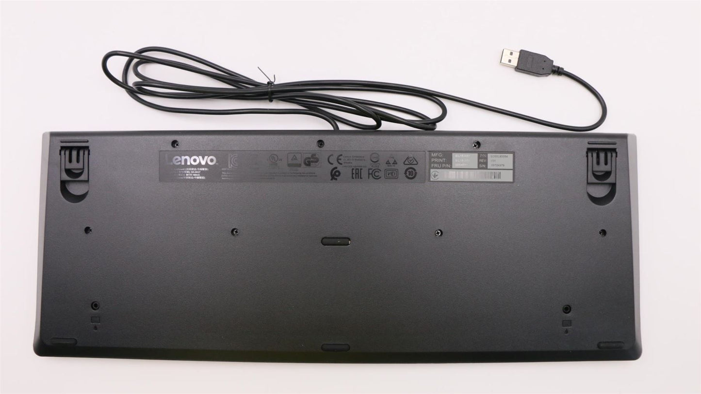 Lenovo ThinkStation P410 P510 P710 P910 P720 USB Wired Keyboard Black 00XH711