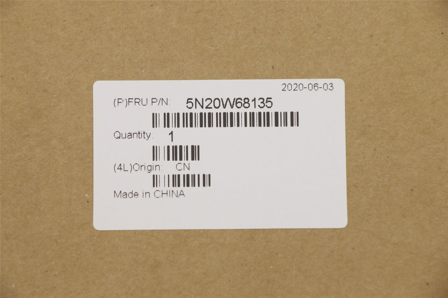 Lenovo ThinkPad L15 2 L15 Keyboard Japanese Black 5N20W68135