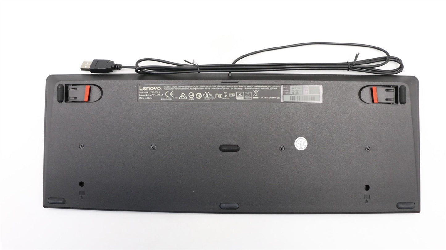 Lenovo ThinkStation 92z 72 P300 P310 P410 P510 P910 USB Wired Keyboard 00XH493